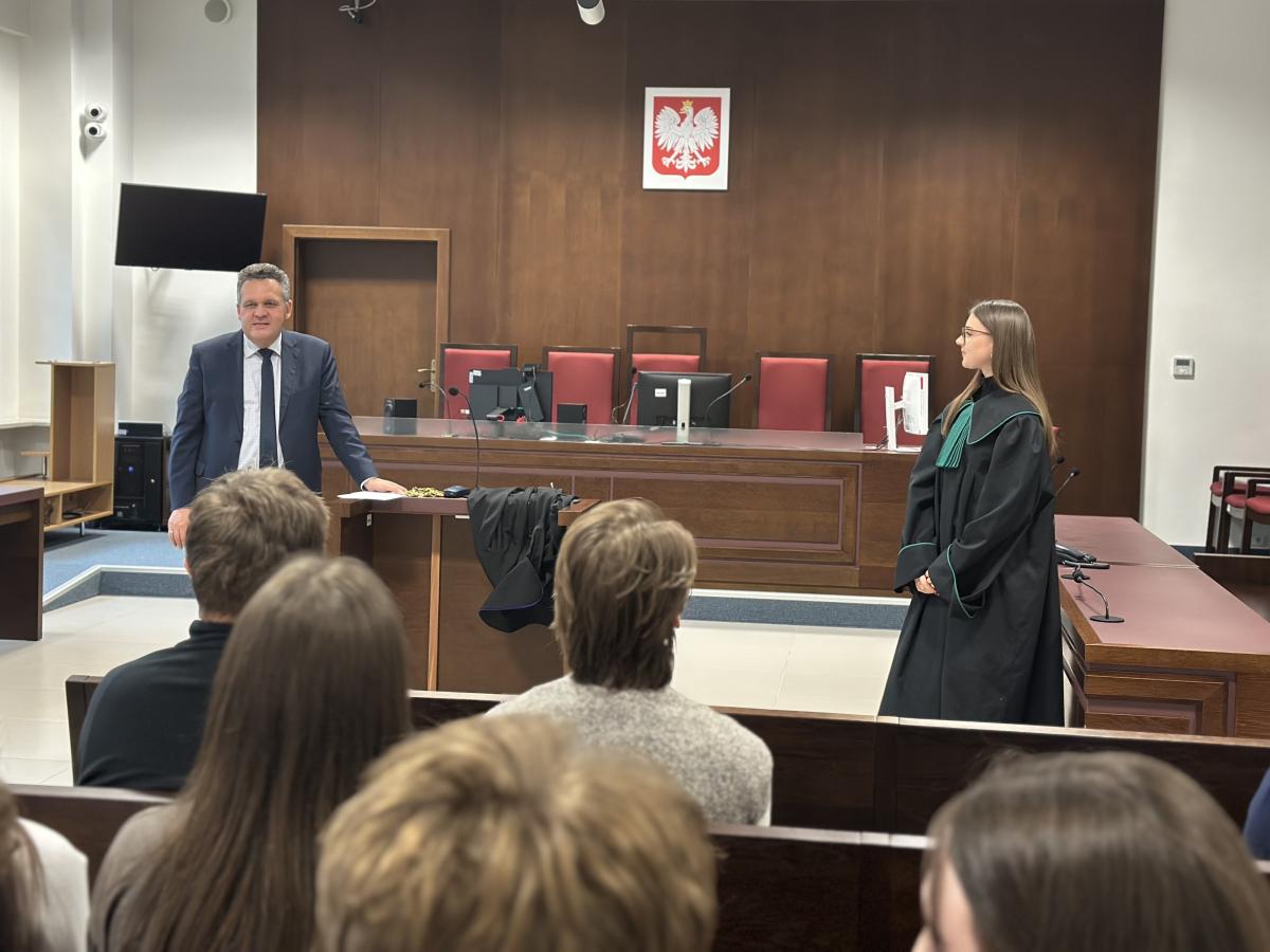 Wizyta uczestników w Sądzie Okręgowym w Lublinie