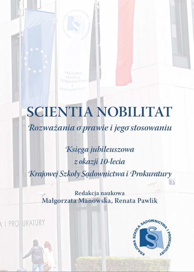 okładka publikacji Scientia Nobilitat Rozważania o prawie i jego stosowaniu