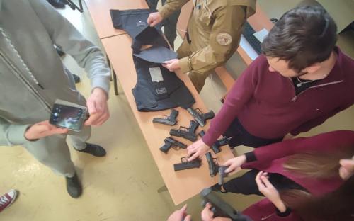 Szkolenie aplikantów aplikacji prokuratorskiej w Szkole Policji w Katowicach